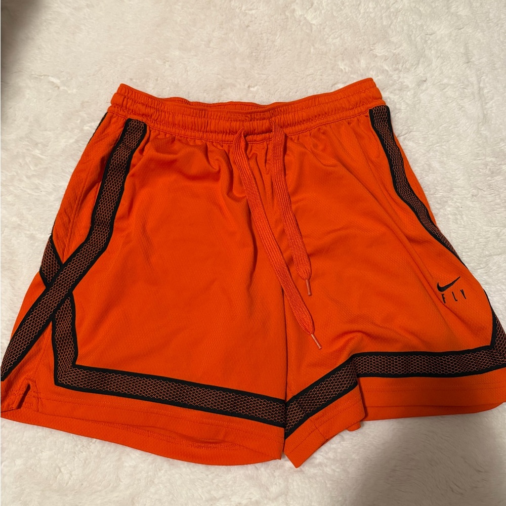 Nike Vibrant Orange Sports Shorts